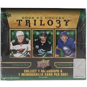 2022/23 Upper Deck Trilogy Hockey Hobby Box