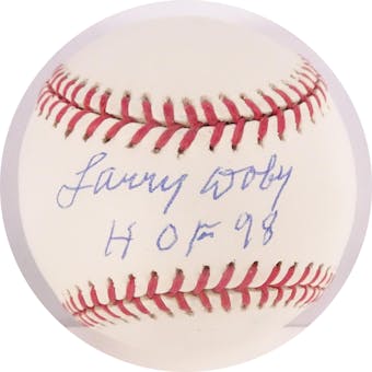 Larry Doby Autographed MLB Selig Baseball (HOF 98) JSA AE91028 (Reed Buy)