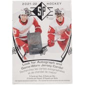 2021/22 Upper Deck SP Hockey 8-Pack Blaster Box