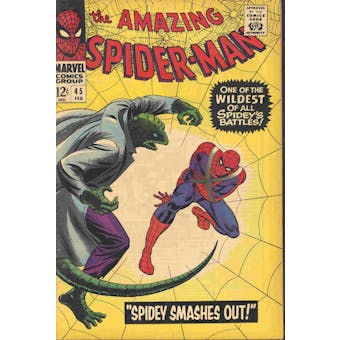 Amazing Spider-Man #45 FN- (The Lizard cover)