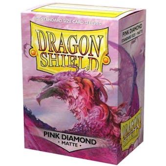 Dragon Shield Card Sleeves - Matte Pink Diamond (100)