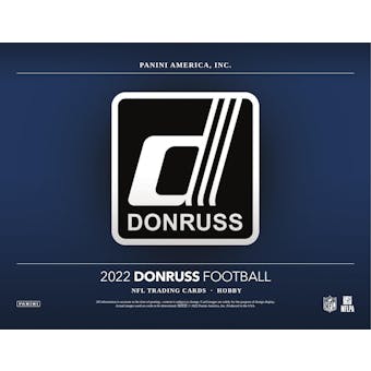 2022 Panini Donruss Football Hobby 18-Box Case (Presell)