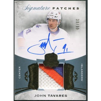 2015/16 The Cup Hockey #SPJT John Tavares Signature Patch Auto #30/99