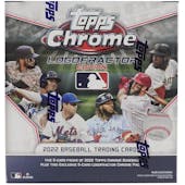 2022 Topps Chrome Logofractor Baseball Box