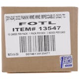 2022 Panini WWE Impeccable Wrestling 1st Off The Line FOTL Hobby 3-Box Case