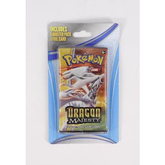 Pokemon Dragon Majesty Retail Blister Booster Pack and foil Card