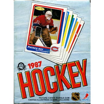 1986/87 O-Pee-Chee Hockey Wax Box