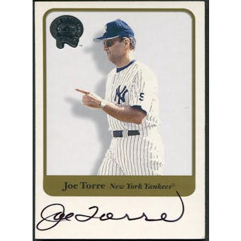 2001 Greats of the Game Baseball #86 Joe Torre Auto