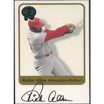 2001 Greats of the Game Baseball #1 Richie Allen Auto
