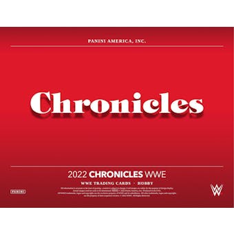 2022 Panini Chronicles WWE Wrestling Hobby Box (Presell)