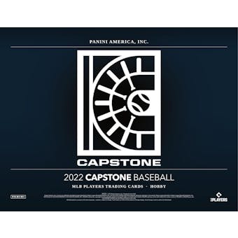 2022 Panini Capstone Baseball Hobby 16-Box Case (Presell)