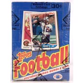 1982 Topps Football Wax Box (BBCE) (X-Out) (Reed Buy)