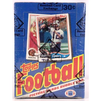 1982 Topps Football Wax Box (BBCE) (X-Out) (Reed Buy)