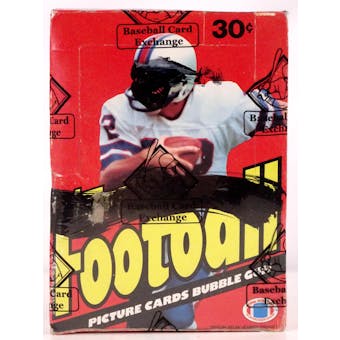 1983 Topps Football Wax Box (In a 1981 Display Box) (X-Out) (BBCE) (Reed Buy)