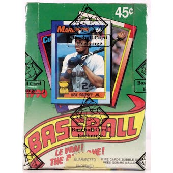 1990 O-Pee-Chee Baseball Wax Box (BBCE) (Reed Buy)