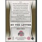 2012/13 SP Authentic Basketball #JJ Jim Jackson By The Letter Patch Auto #13/75
