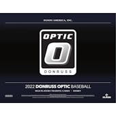 2022 Panini Donruss Optic Baseball Hobby 12-Box Case (Presell)