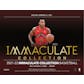 2021/22 Panini Immaculate Basketball Hobby 5-Box Case (Factory Fresh)
