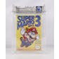 Nintendo (NES) Super Mario Bros 3 WATA 8.5 A+ Seal