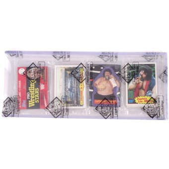 1985 Topps WWF Pro Wrestling Stars Rack Pack (Hogan #16 Back) (BBCE) (Reed Buy)