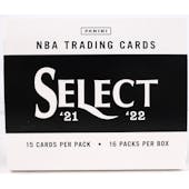2021/22 Panini Select Basketball Hanger 16-Pack 4-Box Case