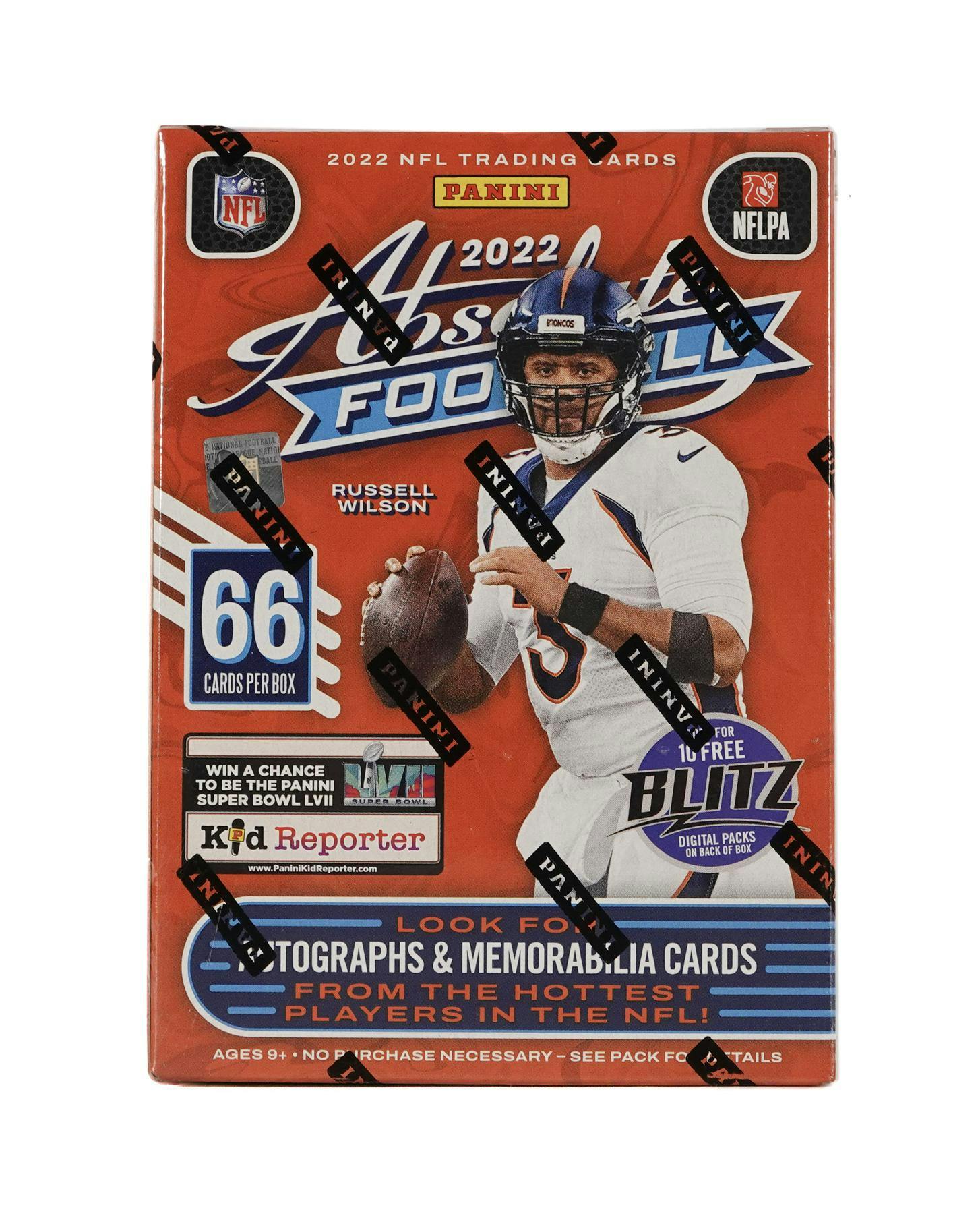 2022 Panini Absolute Football 6Pack Blaster Box (Green Parallels