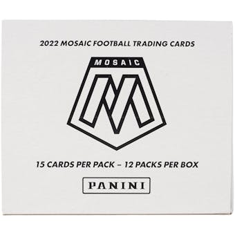 2022 Panini Mosaic Football Multi Cello 12-Pack 20-Box Case