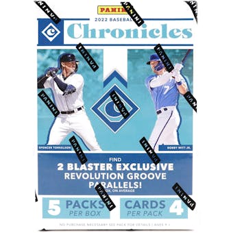 2022 Panini Chronicles Baseball 5-Pack Blaster Box (Lot of 6)