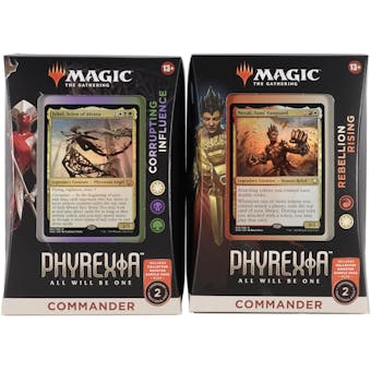 Magic the Gathering Phyrexia: All Will Be One Commander Deck - Set of 2