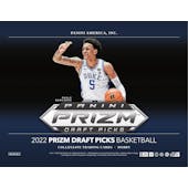 2022/23 Panini Prizm Draft Picks Basketball Hobby 16-Box Case (Presell)