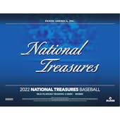 2022 Panini National Treasures Baseball Hobby 4-Box Case (Presell)