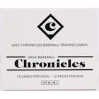 Image for  2x 2022 Panini Chronicles Baseball Jumbo Value 12-Pack Box