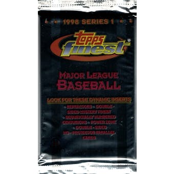 1998 Topps Finest Series 1 Baseball Hobby Pack
