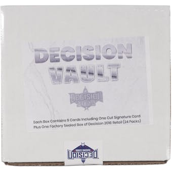 Leaf Decision Vault 2022 Hobby Box