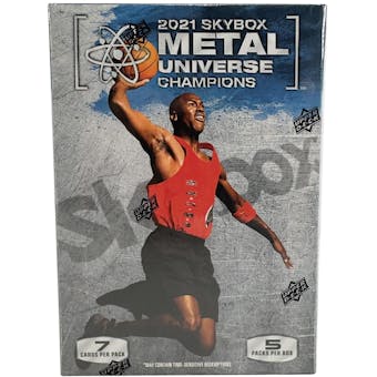 2021 Upper Deck Skybox Metal Universe Champions 5-Pack Blaster Box
