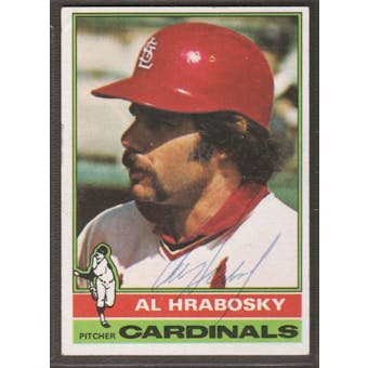 1976 Topps Baseball #315 Al Hrabosky Signed in Person Auto