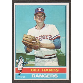 1976 Topps Baseball #509 Bill Hands Signed in Person Auto