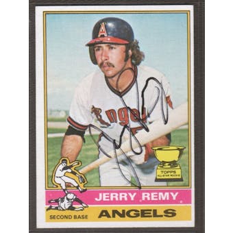 1976 Topps Baseball #229 Jerry Remy Signed in Person Auto