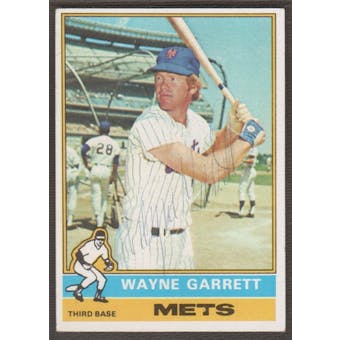 1976 Topps Baseball #222 Wayne Garrett Signed in Person Auto