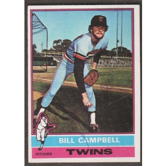 1976 Topps Baseball #288 Bill Campbell Signed in Person Auto