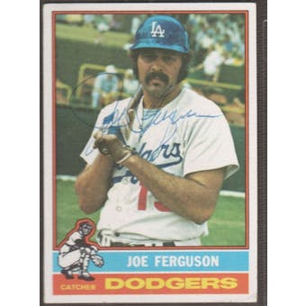 1976 Topps Baseball #329 Joe Ferguson Signed in Person Auto