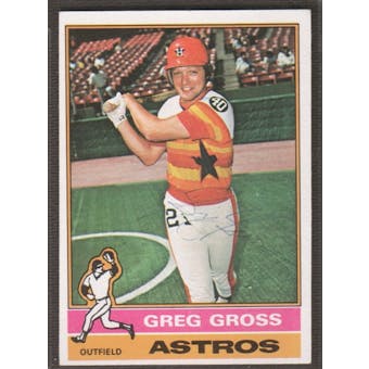 1976 Topps Baseball #171 Greg Gross Signed in Person Auto