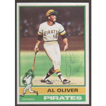 1976 Topps Baseball #620 Al Oliver Signed in Person Auto