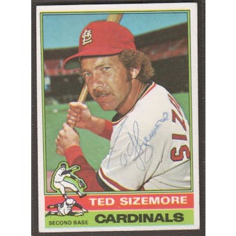 1976 Topps Baseball #522 Ted Sizemore Signed in Person Auto