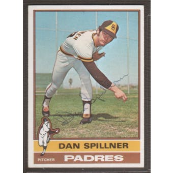 1976 Topps Baseball #557 Dan Spillner Signed in Person Auto