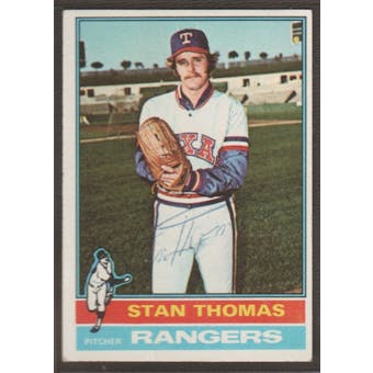 1976 Topps Baseball #148 Stan Thomas Signed in Person Auto