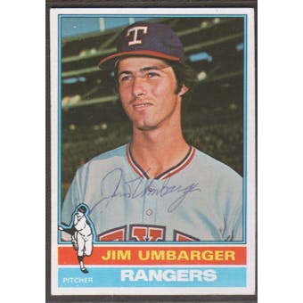1976 Topps Baseball #7 Jim Umbarger Signed in Person Auto