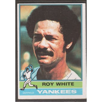 1976 Topps Baseball #225 Roy White Signed in Person Auto