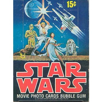 Star Wars 1st Series Wax Box (Topps 1977)