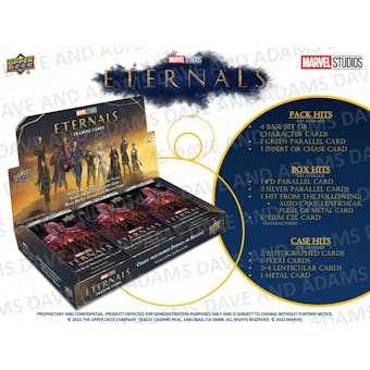 Marvel Studios Eternals Hobby Box (Upper Deck 2023) (Presell)